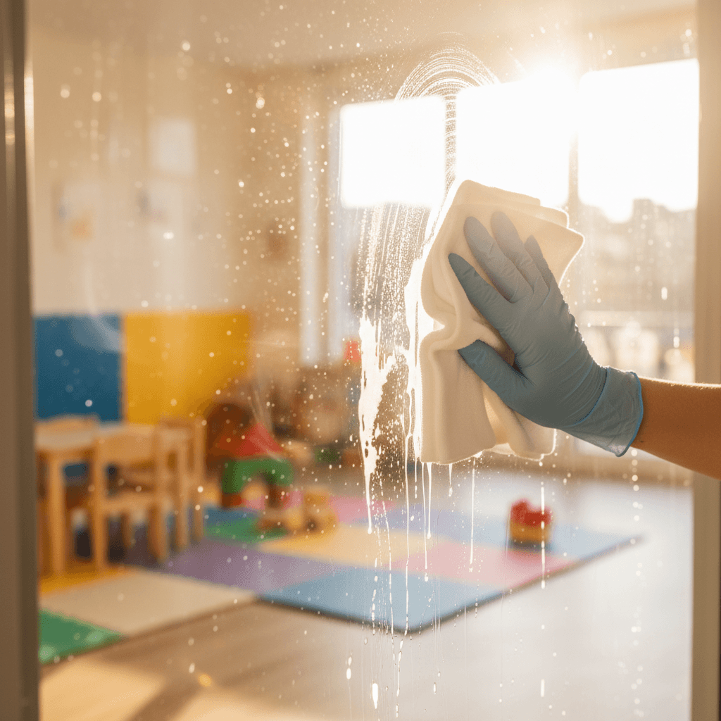 Window cleaning with streak-free results